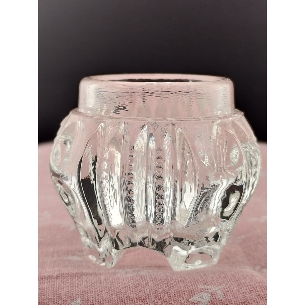 EAPG panelled thumb print or famous Dresser Salve Jar